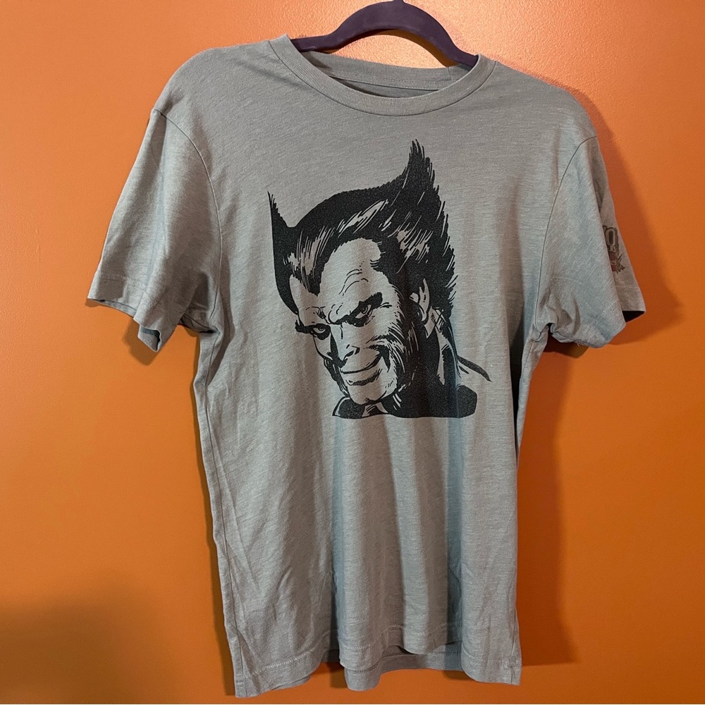 Vintage Marvel Wolverine shirt grey sz Small